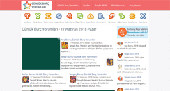 Desktop Screenshot of gunlukburcyorumlari.net